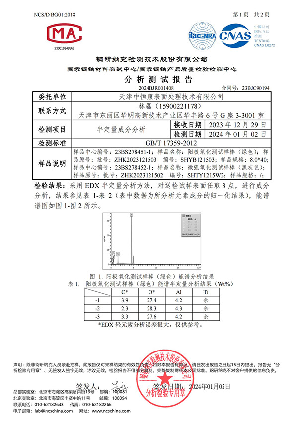 分析测试报告